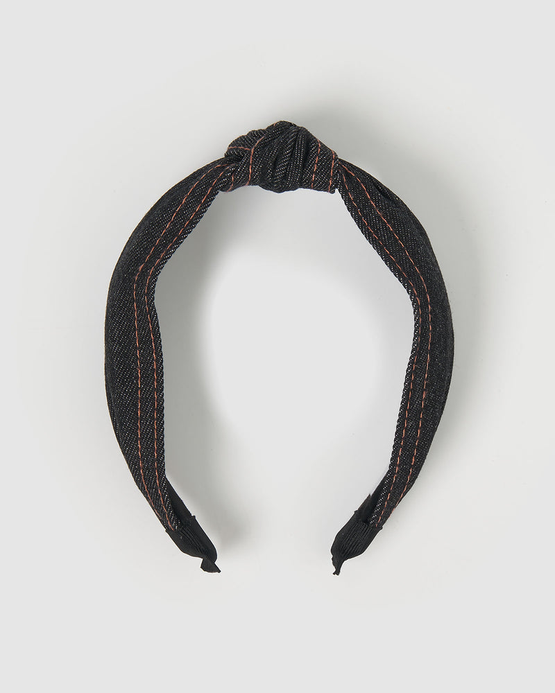Izoa Charlotte Headband Black