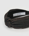Izoa Charlotte Headband Black