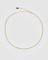 Izoa Renee Tennis Choker Gold Clear
