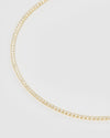 Izoa Renee Tennis Choker Gold Clear