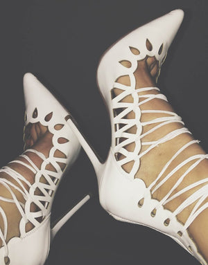 The Breanna Heels White by SBB The Label