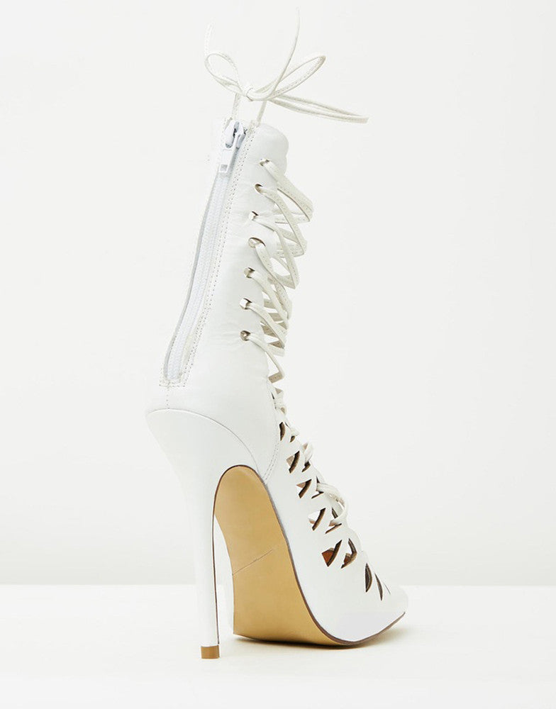 The Breanna Heels White by SBB The Label