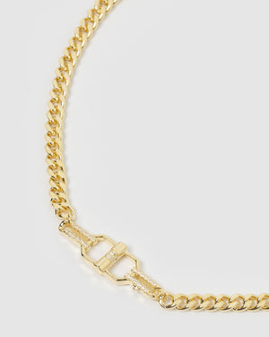 Izoa Breeze Chain Necklace Gold