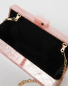 Izoa Bridesmaid Clutch pink marble Gold