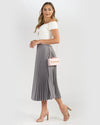 Izoa Bridesmaid Clutch pink marble Gold