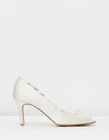Izoa Bride Peeptoe Heels Ivory (SIZE 36 ONLY)