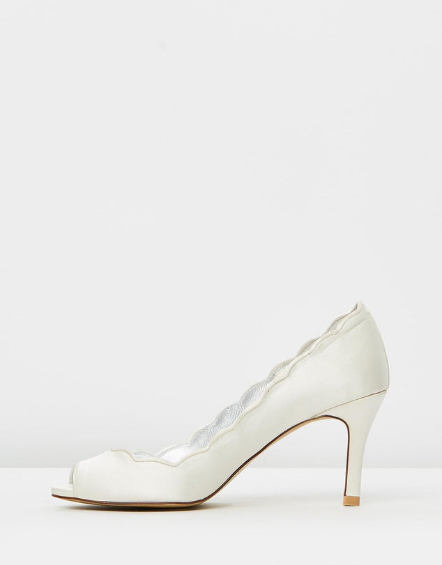 Ivory peep toe clearance heels