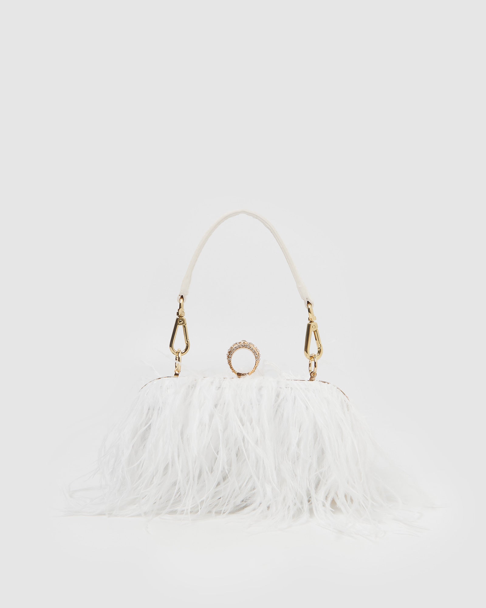 White fluffy clutch clearance
