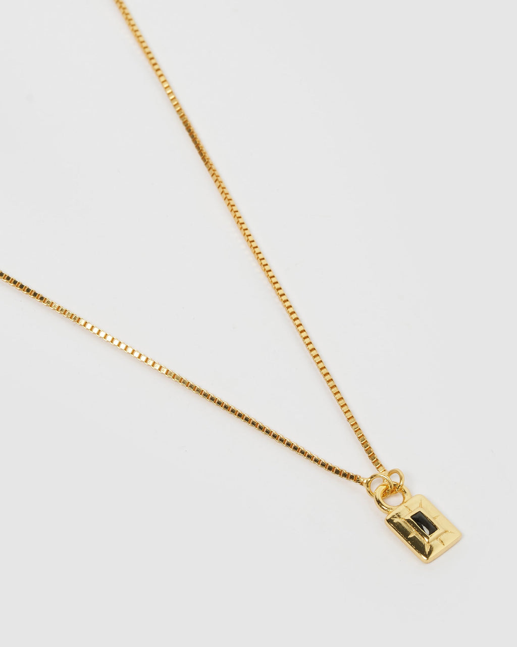 Izoa Cairo Necklace Gold Black