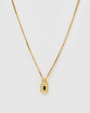 Izoa Cairo Necklace Gold Black