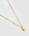 Izoa Cairo Necklace Gold Clear