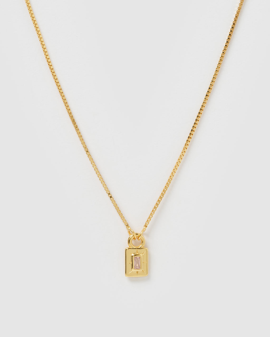 Izoa Cairo Necklace Gold Pink