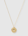 Izoa Star Sign Necklace Cancer Gold