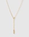 Izoa Star Sign Necklace Cancer Gold