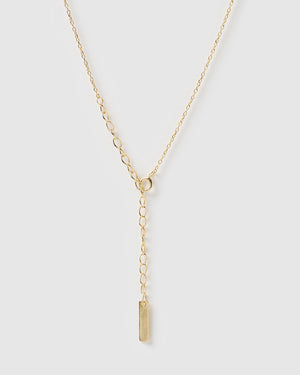 Izoa Star Sign Necklace Cancer Gold