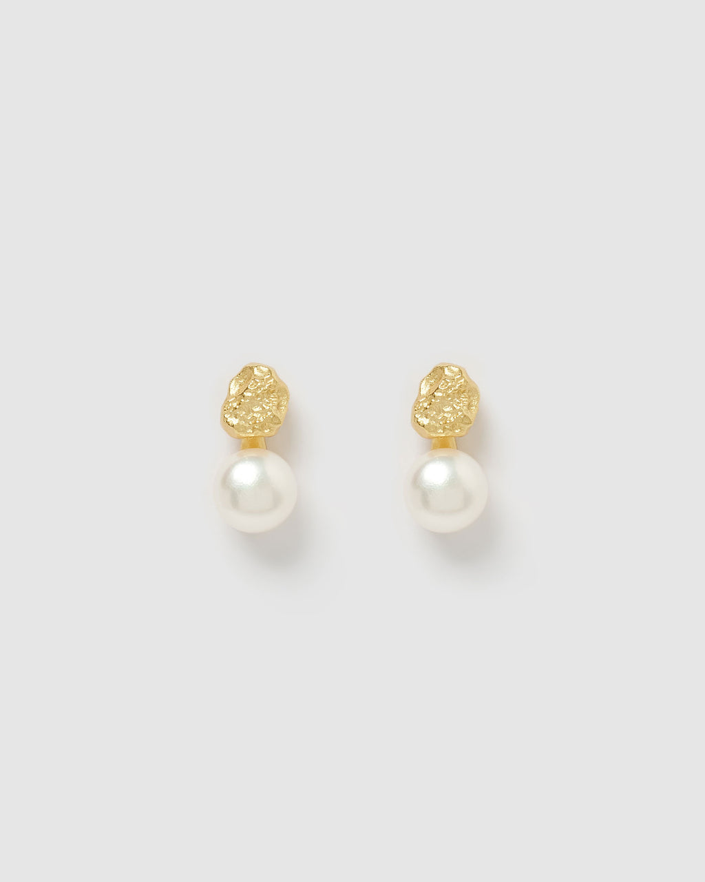 Izoa Ciara Earrings Freshwater Pearl Gold