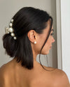 Izoa Calista Pearl Stud Earrings