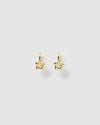 Izoa Cara Huggie Earrings Gold