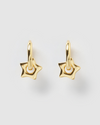 Izoa Cara Huggie Earrings Gold