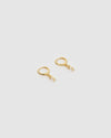 Izoa Carissa Huggie Earrings Gold