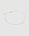 Izoa Star Double Chain Anklet Silver