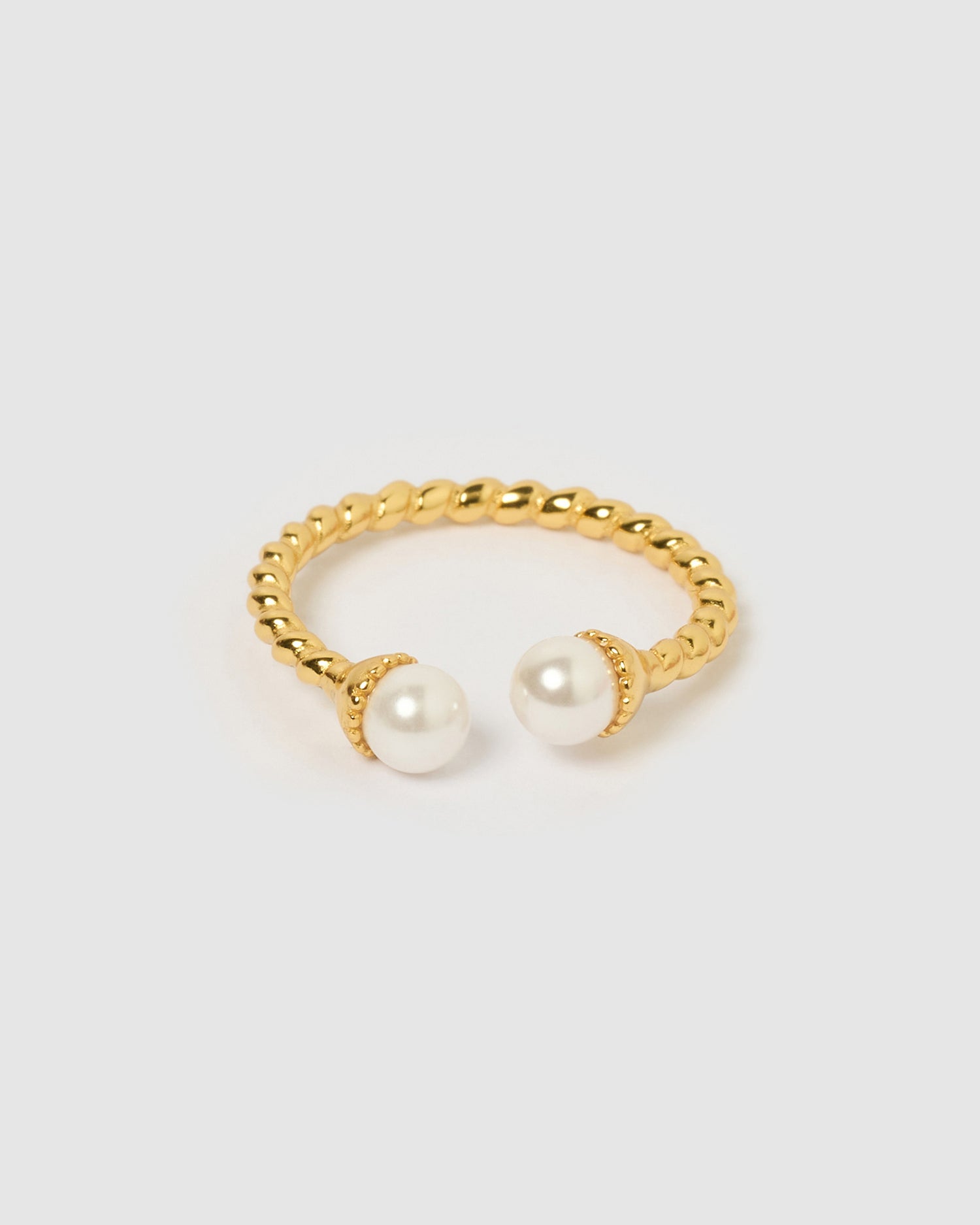 Izoa Edwina Ring Gold Pearl