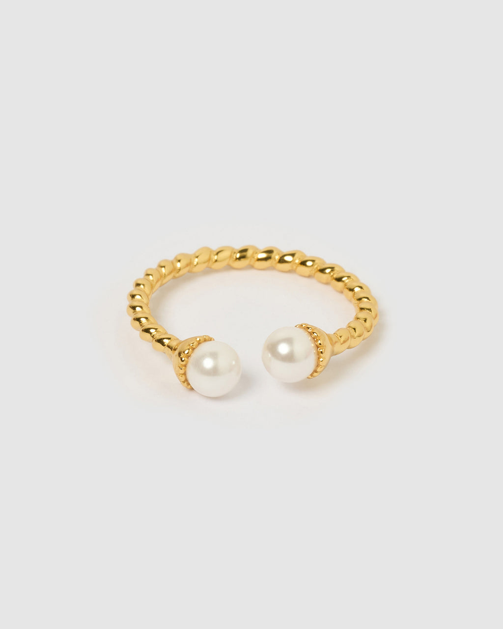 Izoa Edwina Ring Gold Pearl