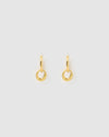 Izoa Edith Huggie Earrings Gold