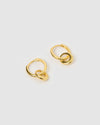 Izoa Edith Huggie Earrings Gold