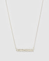 Izoa Emily Necklace Sterling Silver