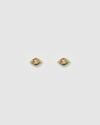 Izoa Emma Evil Eye Stud Gold