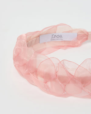 Izoa Fiona Headband Dusty Rose