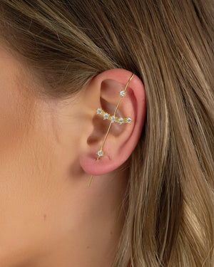 Izoa Hailee Ear Pin Gold