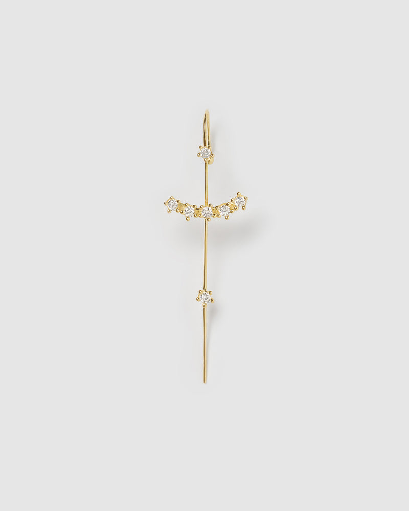 Izoa Hailee Ear Pin Gold