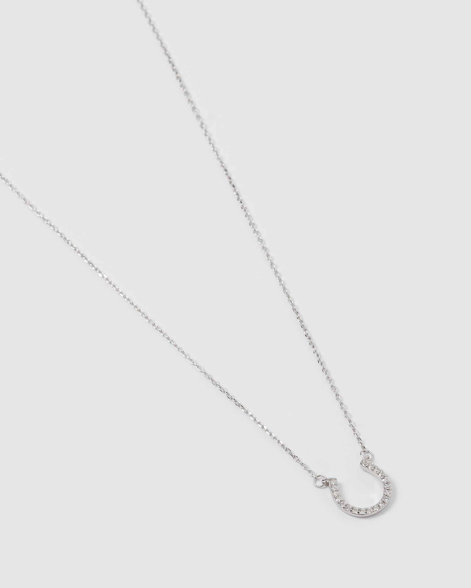 Izoa Kids Horseshoe Necklace Silver