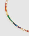 Izoa Indie Tennis Choker Gold Multi