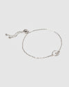 Izoa Kids Dainty Heart Bracelet Sterling Silver