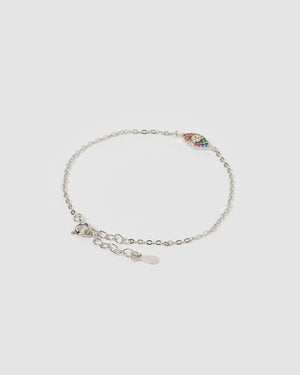 Izoa Mackay Eye Bracelet Sterling Silver Multi