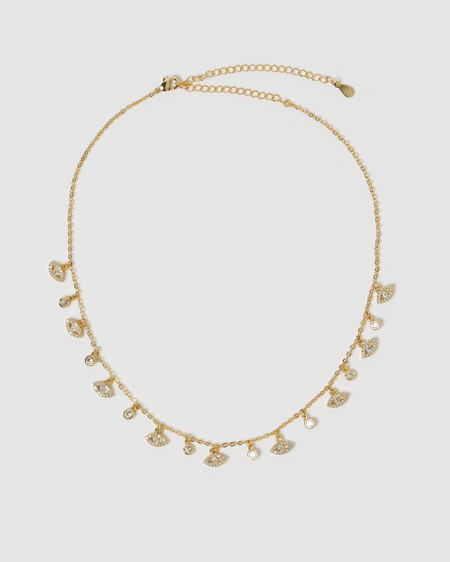 Izoa Tammy Eye Necklace Gold