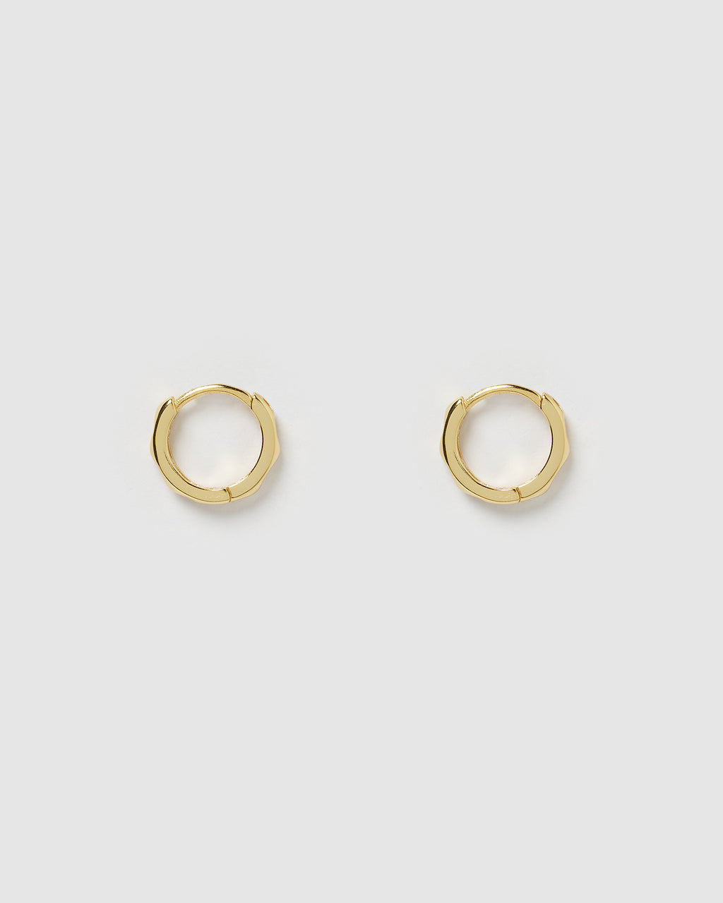 Izoa Jay Cubic Zirconia Huggies Gold