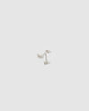 Izoa Marie Eye Stud Earrings in Sterling Silver