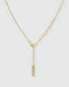 Izoa Star Sign Necklace Virgo Gold