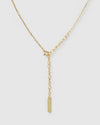 Izoa Star Sign Necklace Aquarius Gold