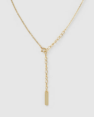 Izoa Star Sign Necklace Leo Gold