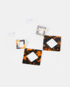 Izoa Elemental Earrings Tortoise Shell