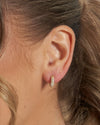 Izoa Ann Huggie Earrings Gold