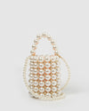 Izoa Besito Pearl Handbag White