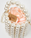 Izoa Besito Pearl Handbag White