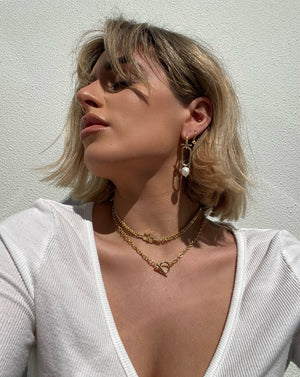 Izoa Breeze Chain Necklace Gold