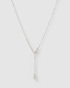 Izoa Delicate Freshwater Pearl Necklace Sterling Silver